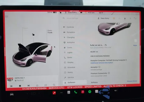 2020 Tesla Model 3 Standard Range Plus Rear-Wheel Drive/Standard Range Rear-Wheel Drive from USA, damaged, VIN 5YJ3E1EA5LF808484